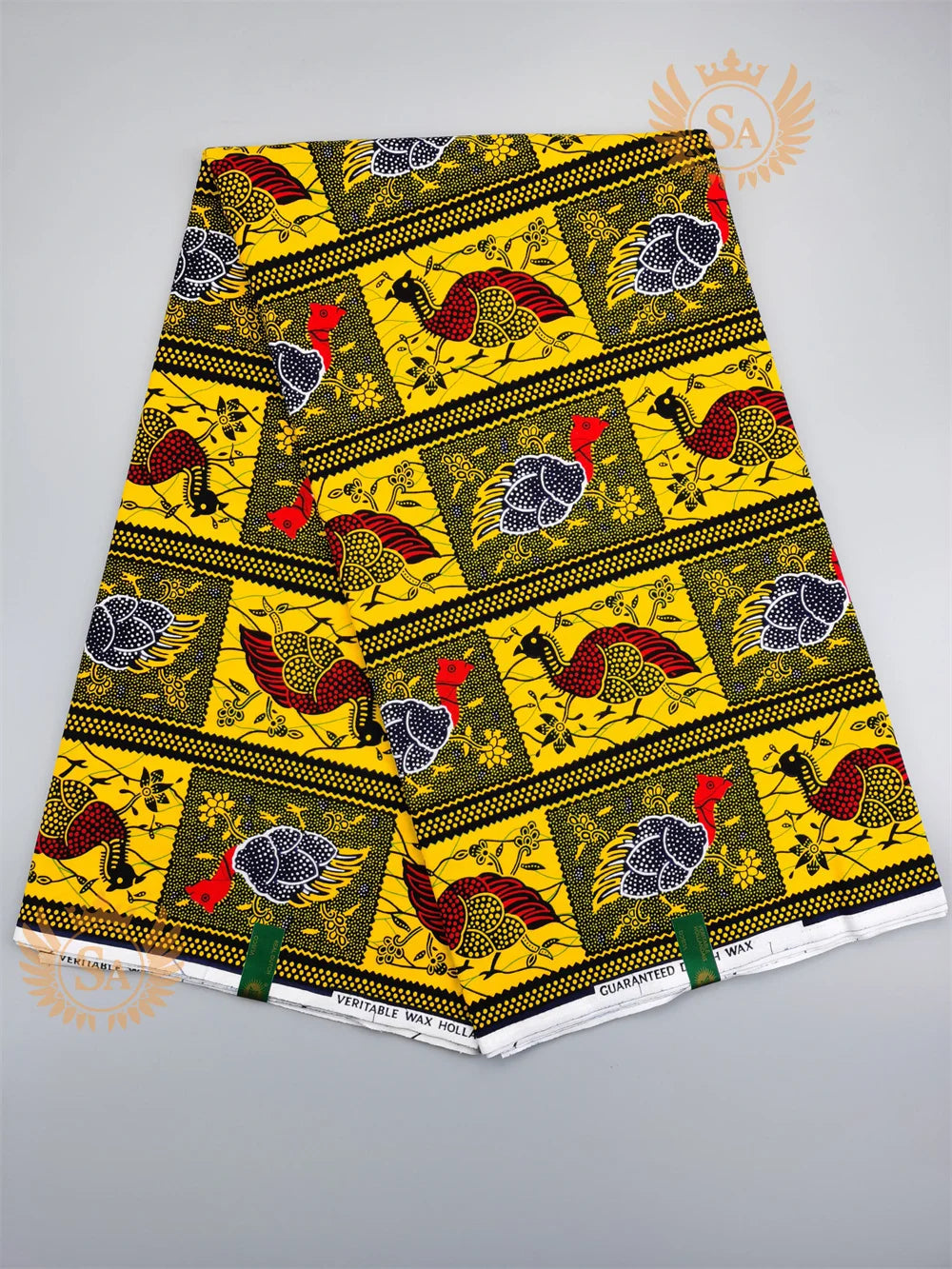 New 100% Cotton Original Real Wax Ankara Fabric 2021 African Print Fabric For Wedding Dress Tissue African Fabric Wax Fabric