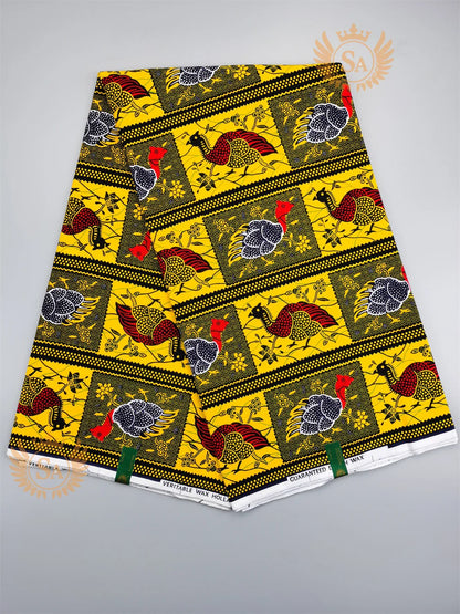 New 100% Cotton Original Real Wax Ankara Fabric 2021 African Print Fabric For Wedding Dress Tissue African Fabric Wax Fabric