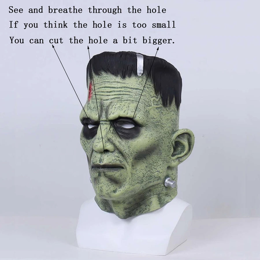 Frankenstein Mask Devil Monsters Cosplay Masks Zombie Mascarillas Evil Latex Masques Anime Face Mascaras Halloween Costume Props