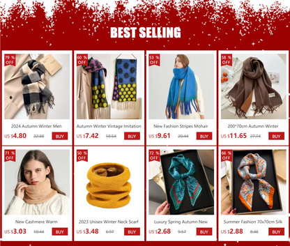 Autumn Winter Fashion Cashmere Imitation Scarf Men Women Warm Thickening Shawl Neckerchief Scarves Accessories Bufanda Tassel