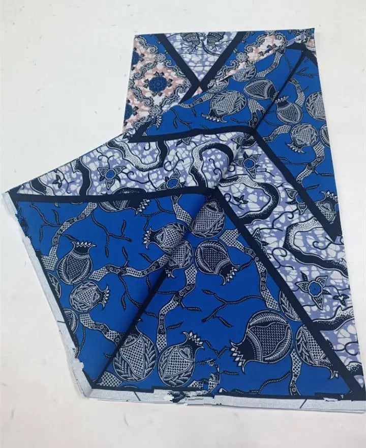 Ankara Wax Fabric 2024 High Quality African Wax Print Fabric 100% Cotton African Guaranteed Veritable Real Wax For Dresses