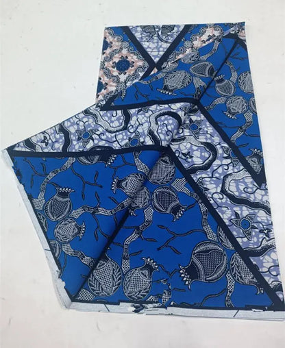 Ankara Wax Fabric 2024 High Quality African Wax Print Fabric 100% Cotton African Guaranteed Veritable Real Wax For Dresses