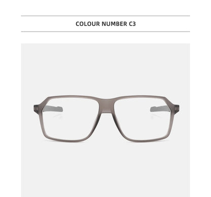 Men Sports Glasses Square Blue Light Myopia Prescription Eyeglasses Reading TR90 Trendy Photochromic Lens Mtb Bicycle Eyewear +1