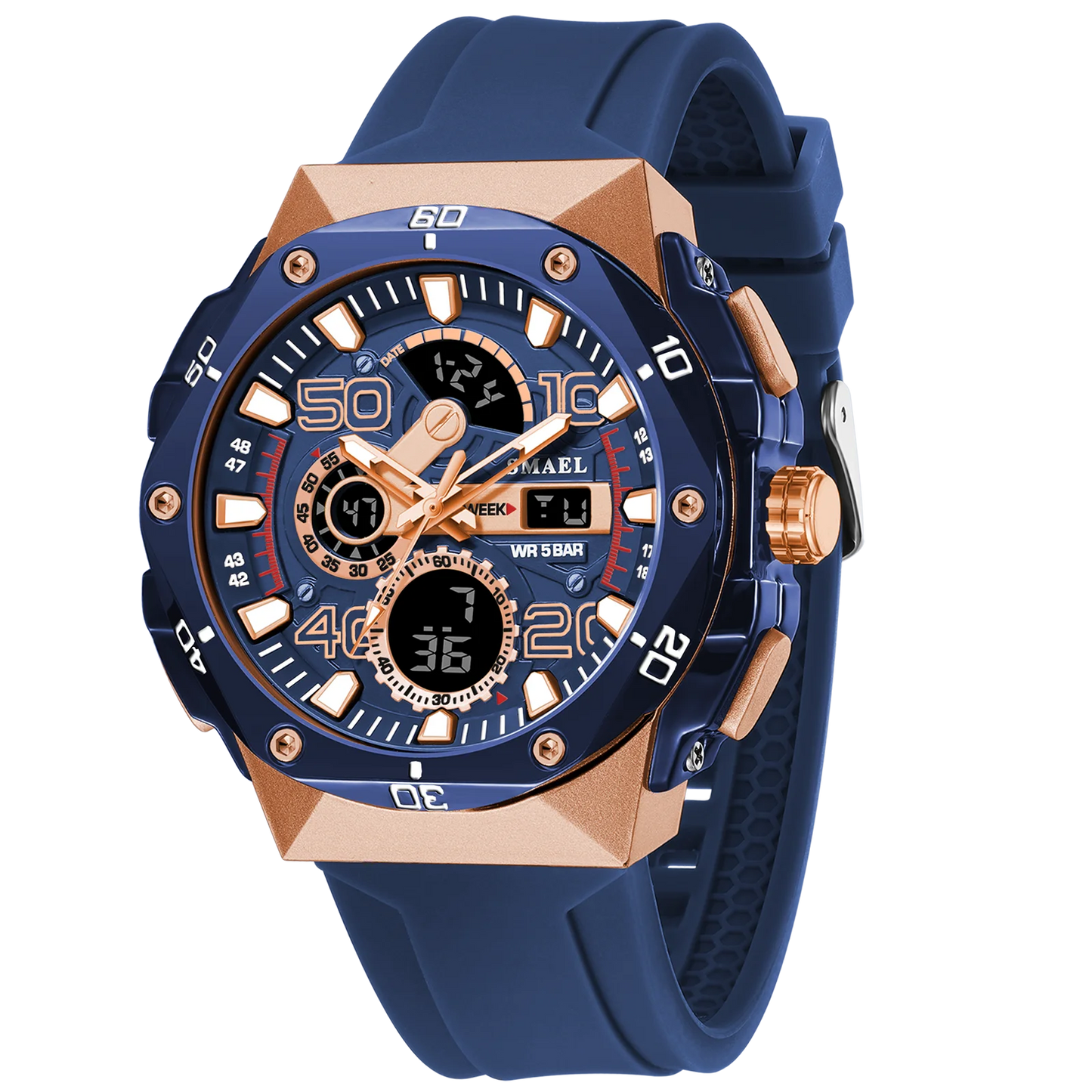 SMAEL Brand 8113 Waterproof Dropshipping Watch Alarm Clock night light Young Fashion business Quartz Sport Wristwatches
