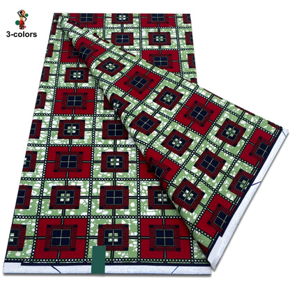 New Arrival High Quality Original 100% Cotton Wax Print Guaranteed Veritable Ankara African Real Wax Fabric Soft Pagne for Dress