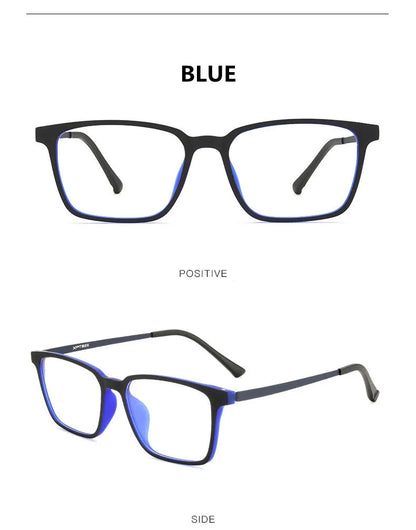 Ultralight Pure Titanium Photochromic Reading Glasses for Men Anti Blue Light Presbyopia Eyeglasses Resin Lens+0.5 0.75 1.75 2.5